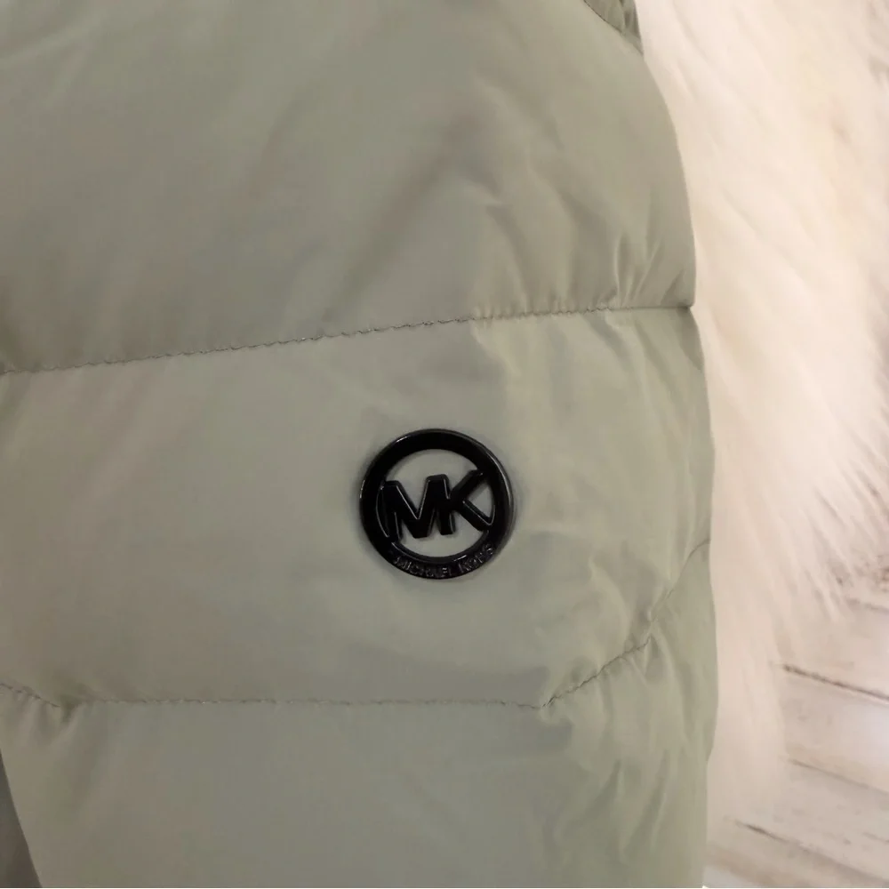 Michael Kors Olive Hooded Puffer Jacket